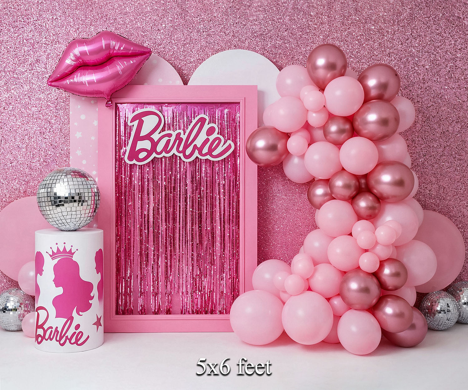 RTS Barbie 5X6 Ft. Fabric