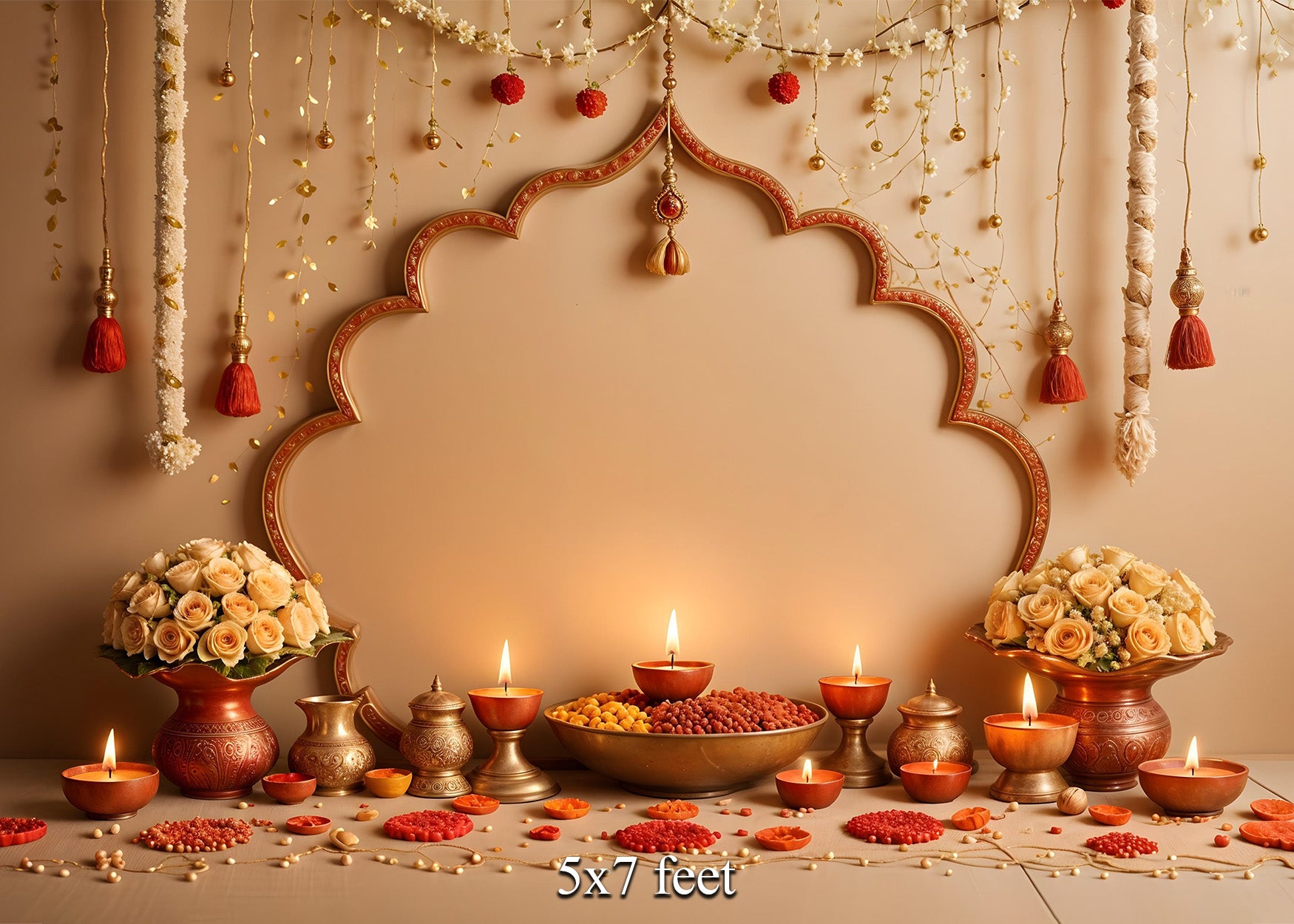 Beige Diwali