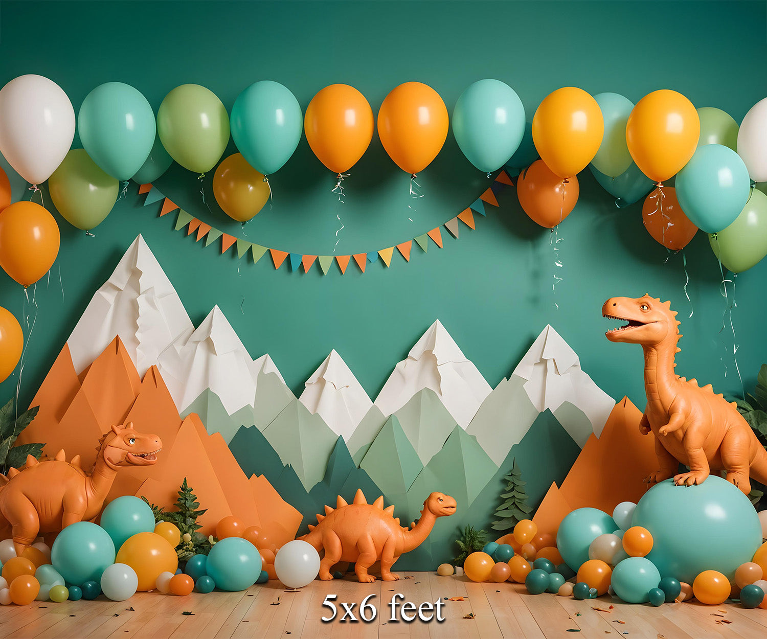 RTS Dinosaur 5X8 Ft. Fabric