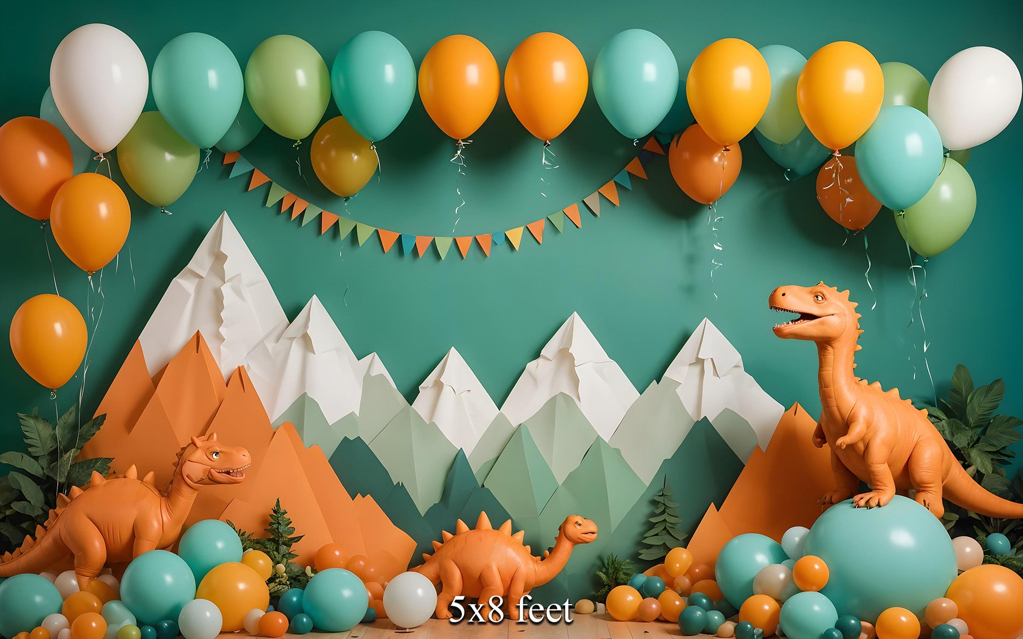 RTS Dinosaur 5X8 Ft. Fabric