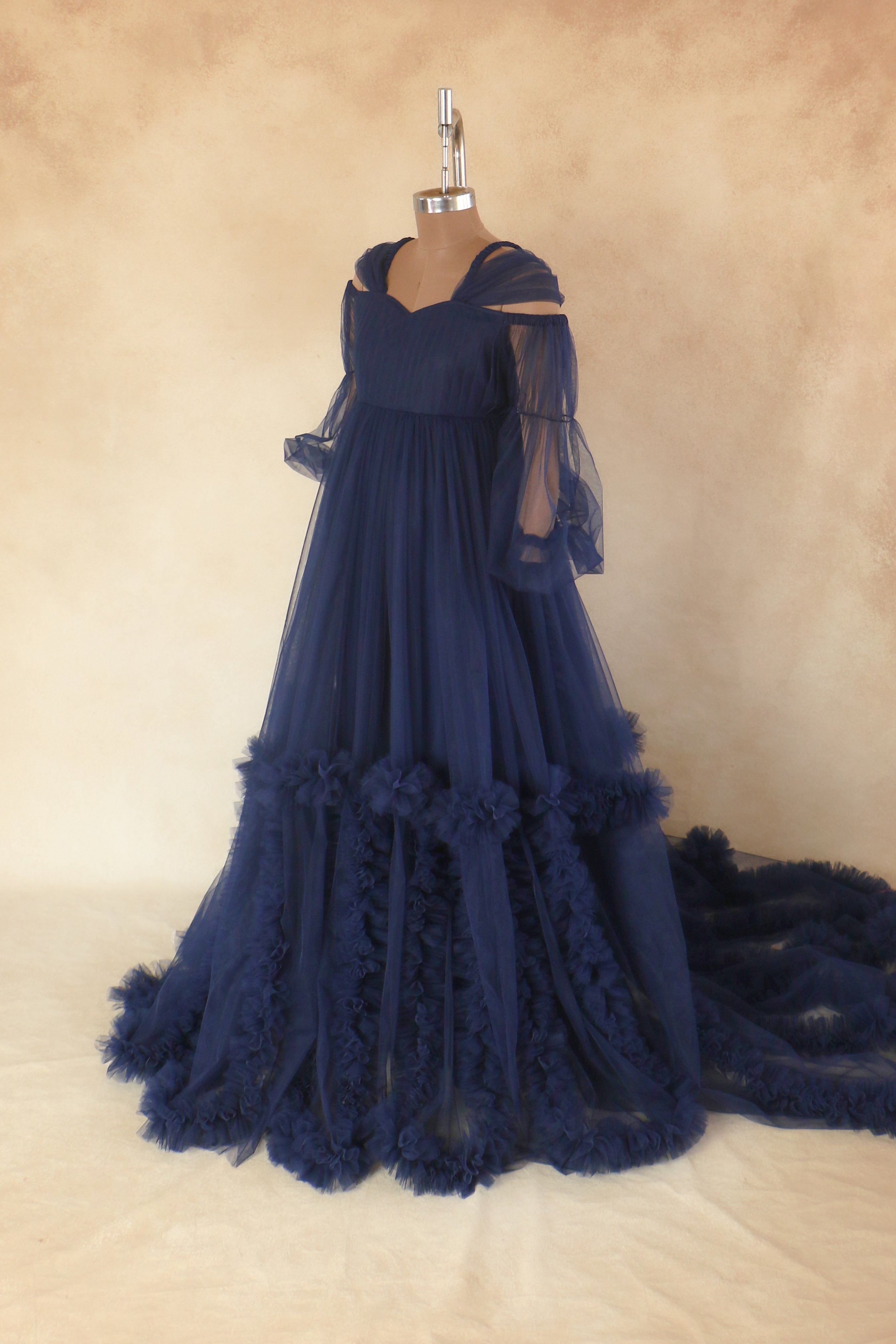 Aisha gown- Navy Blue