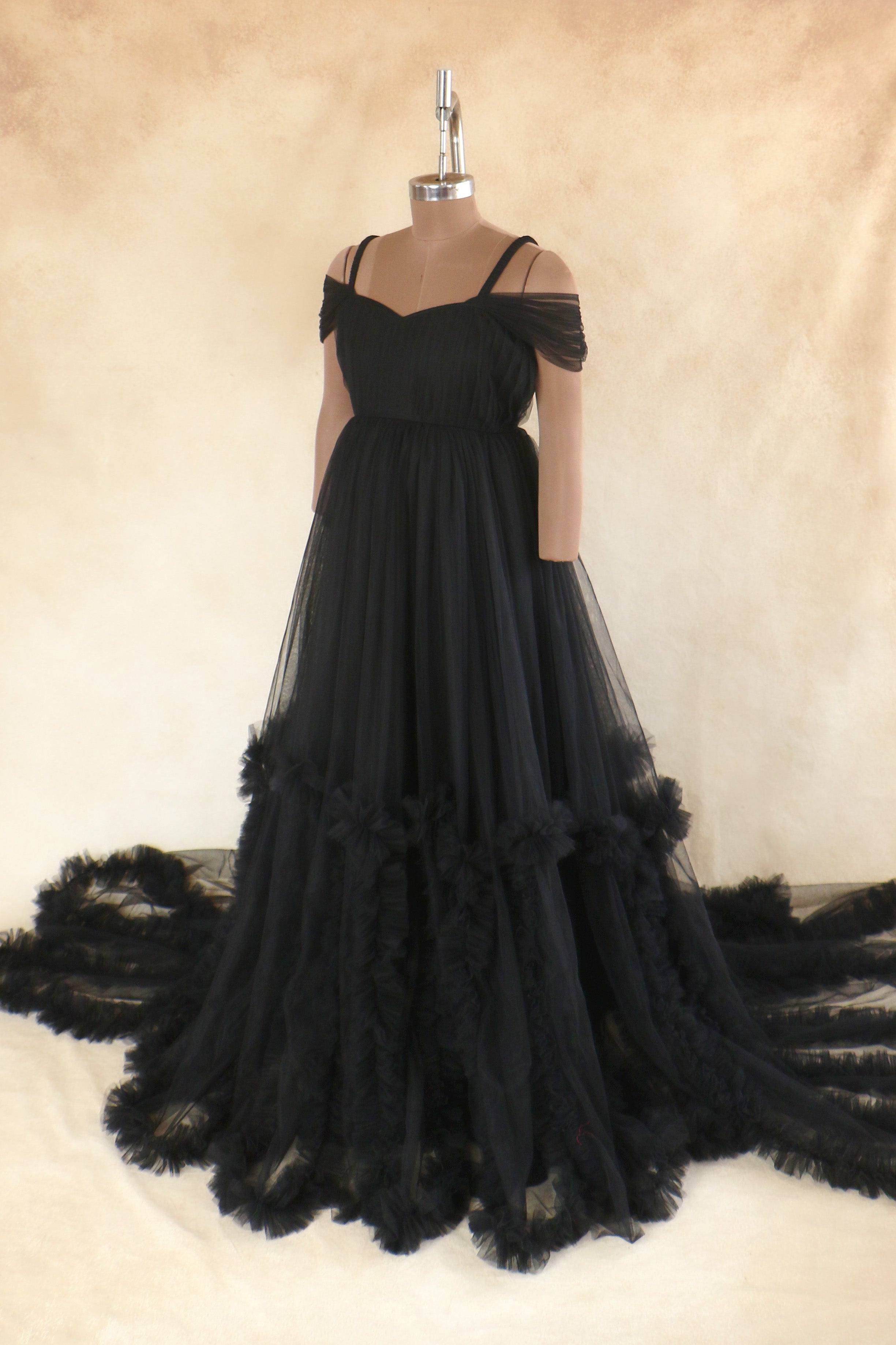 Ajanta gown- Black