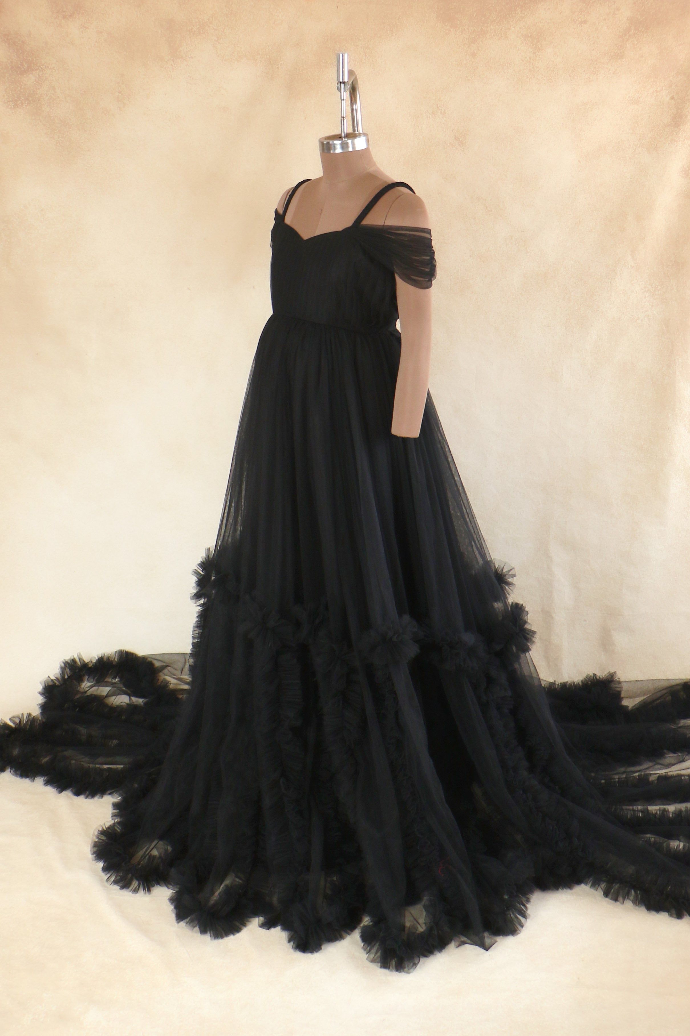 Ajanta gown- Black
