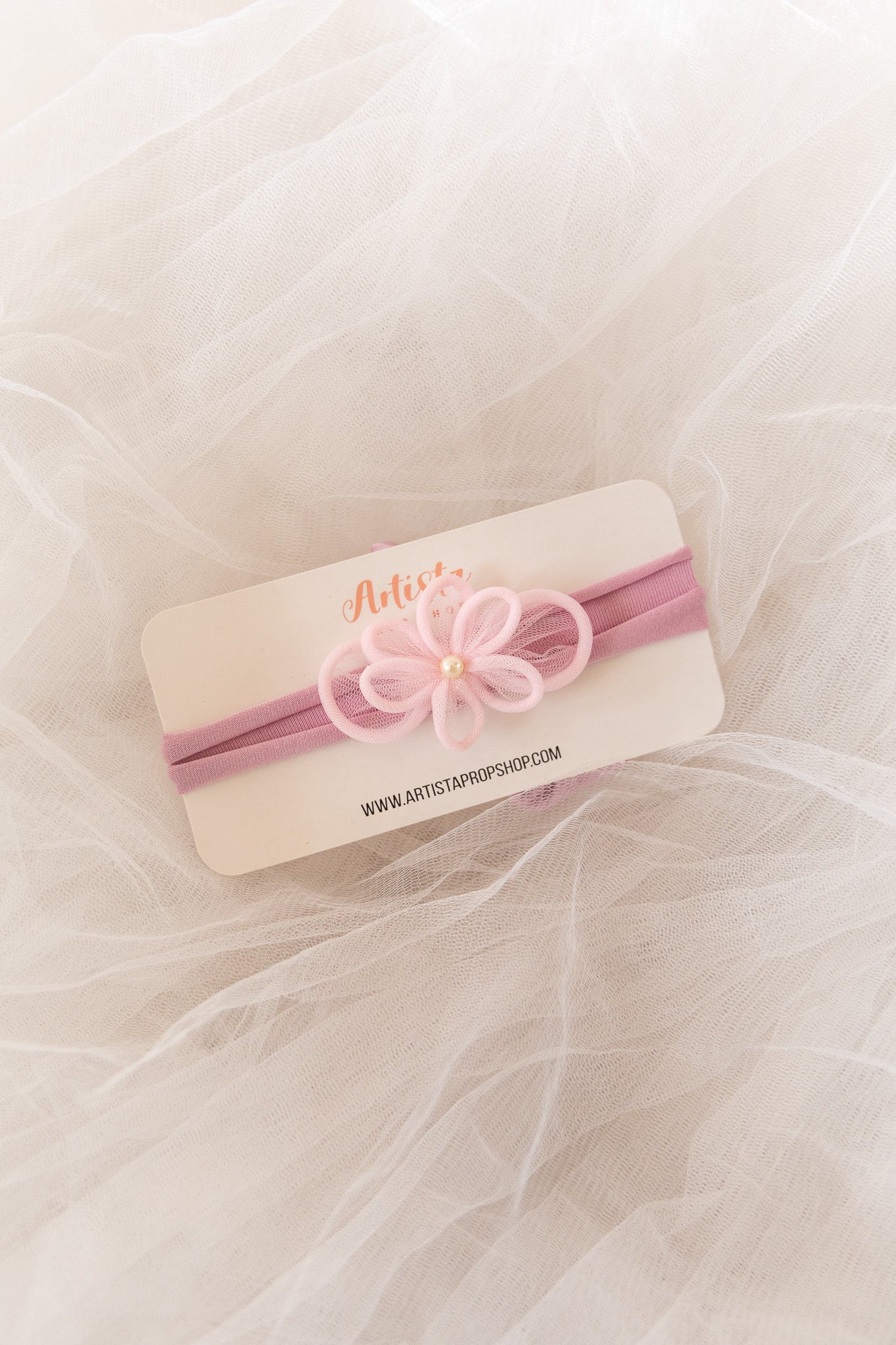 Lydia Headband - dusty pink