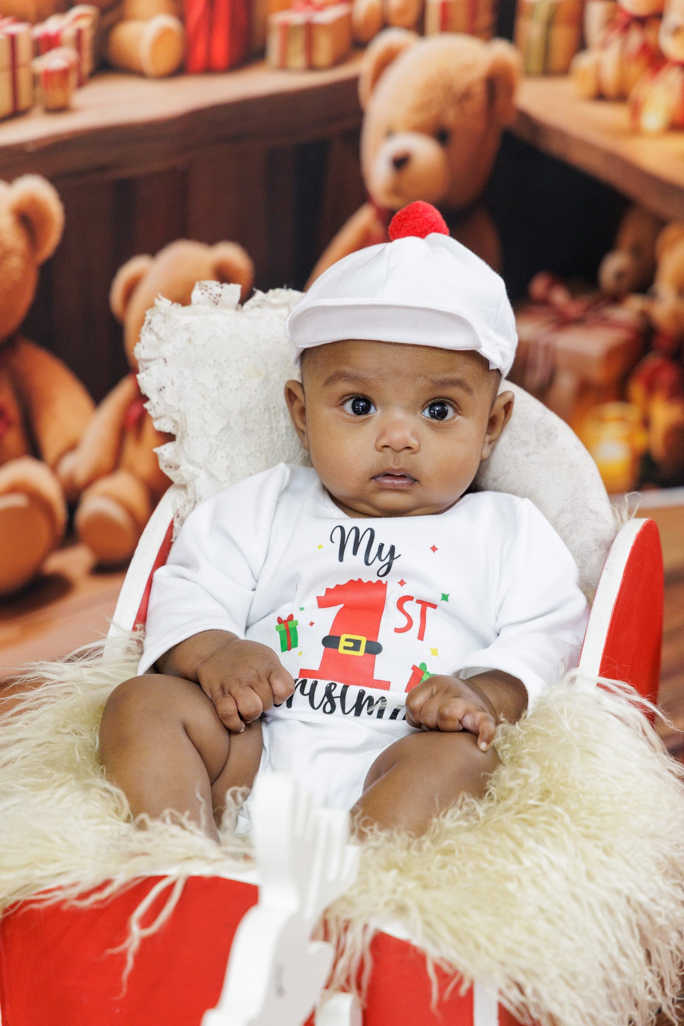 1st Christmas Romper