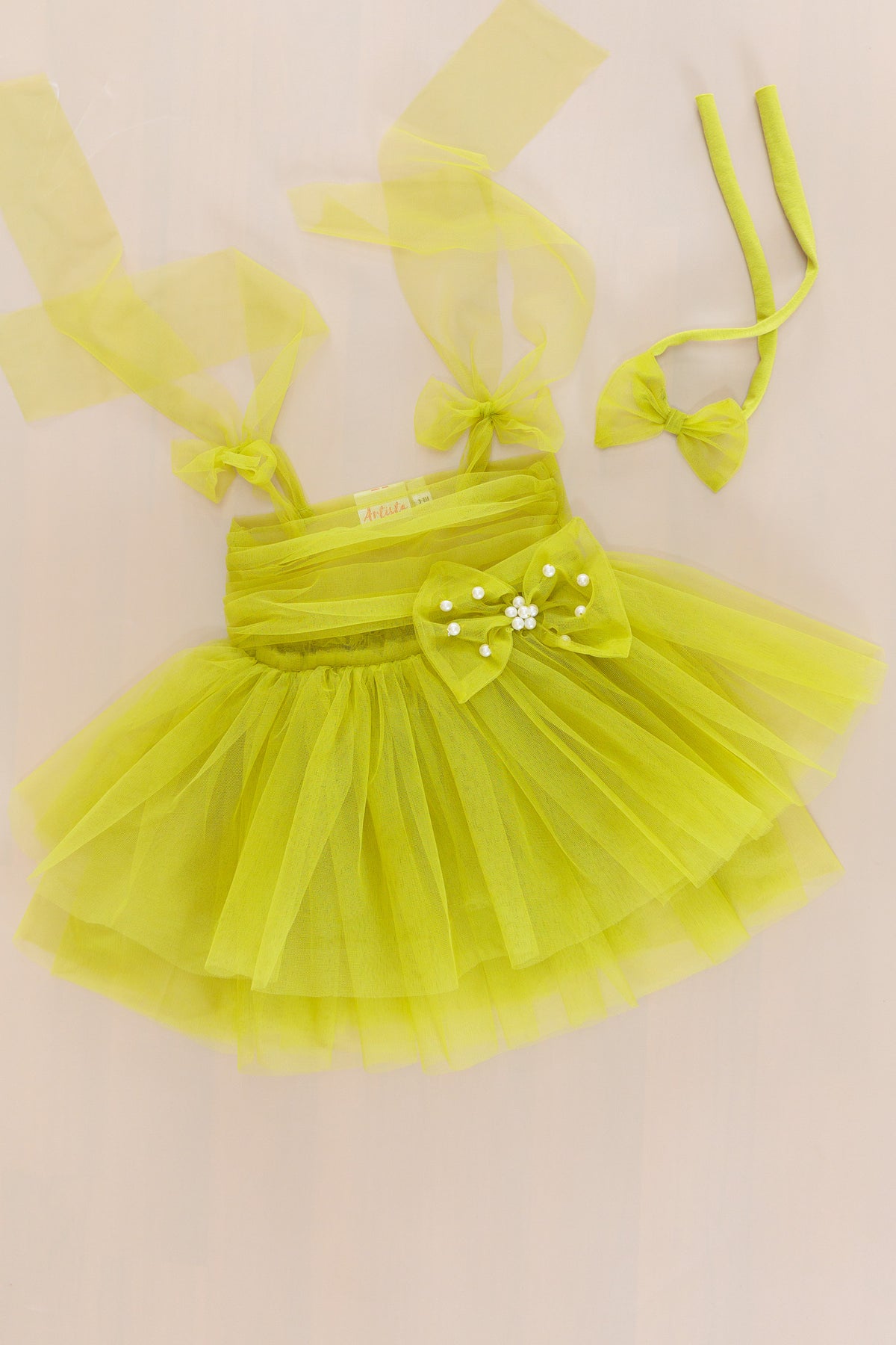 Charlotte Frock - Olive Green