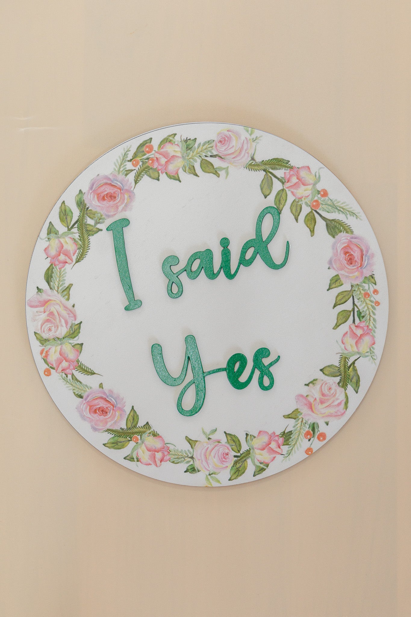 I Said Yes - Floral