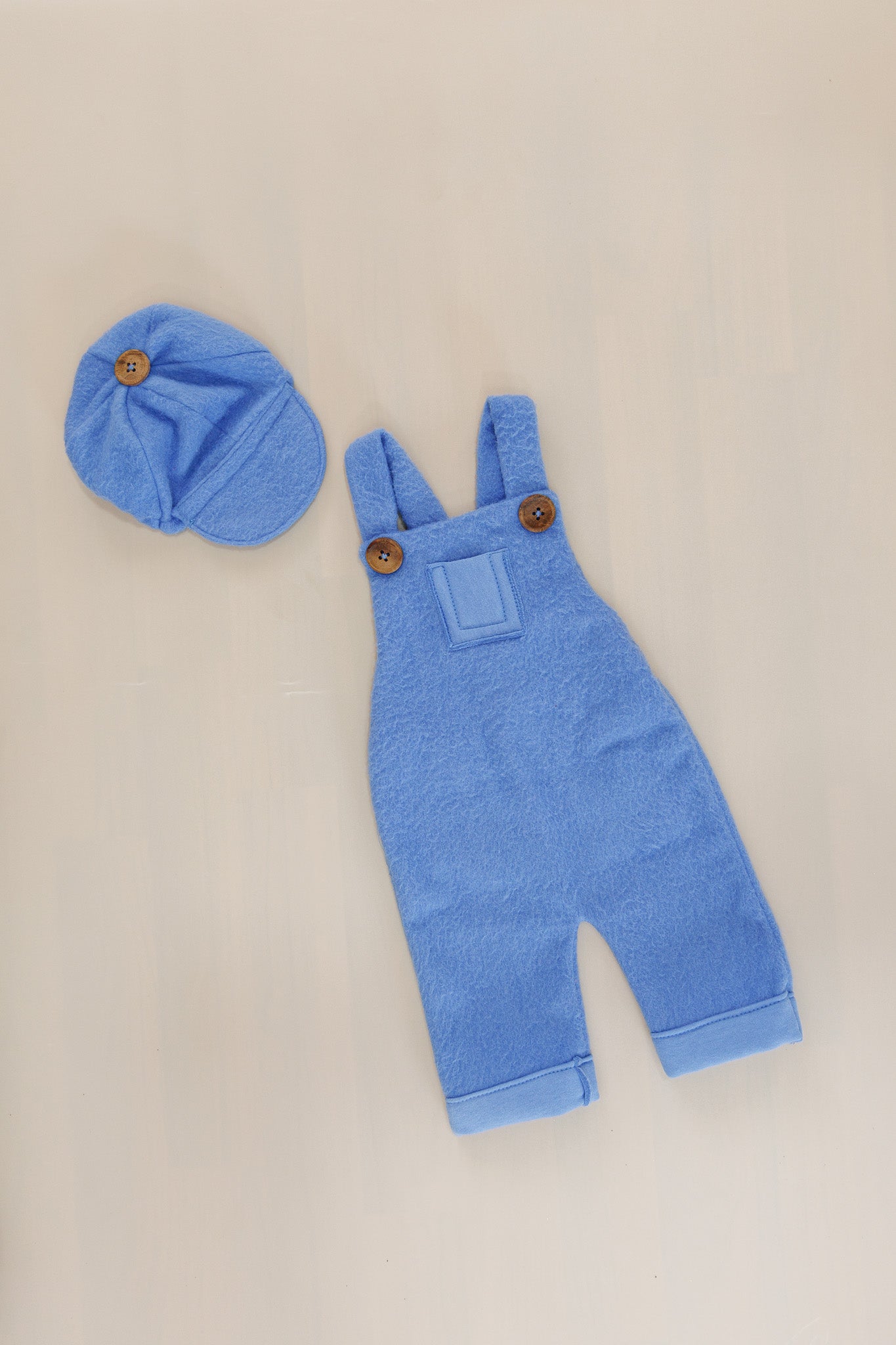 Fuzzy Romper - Blue