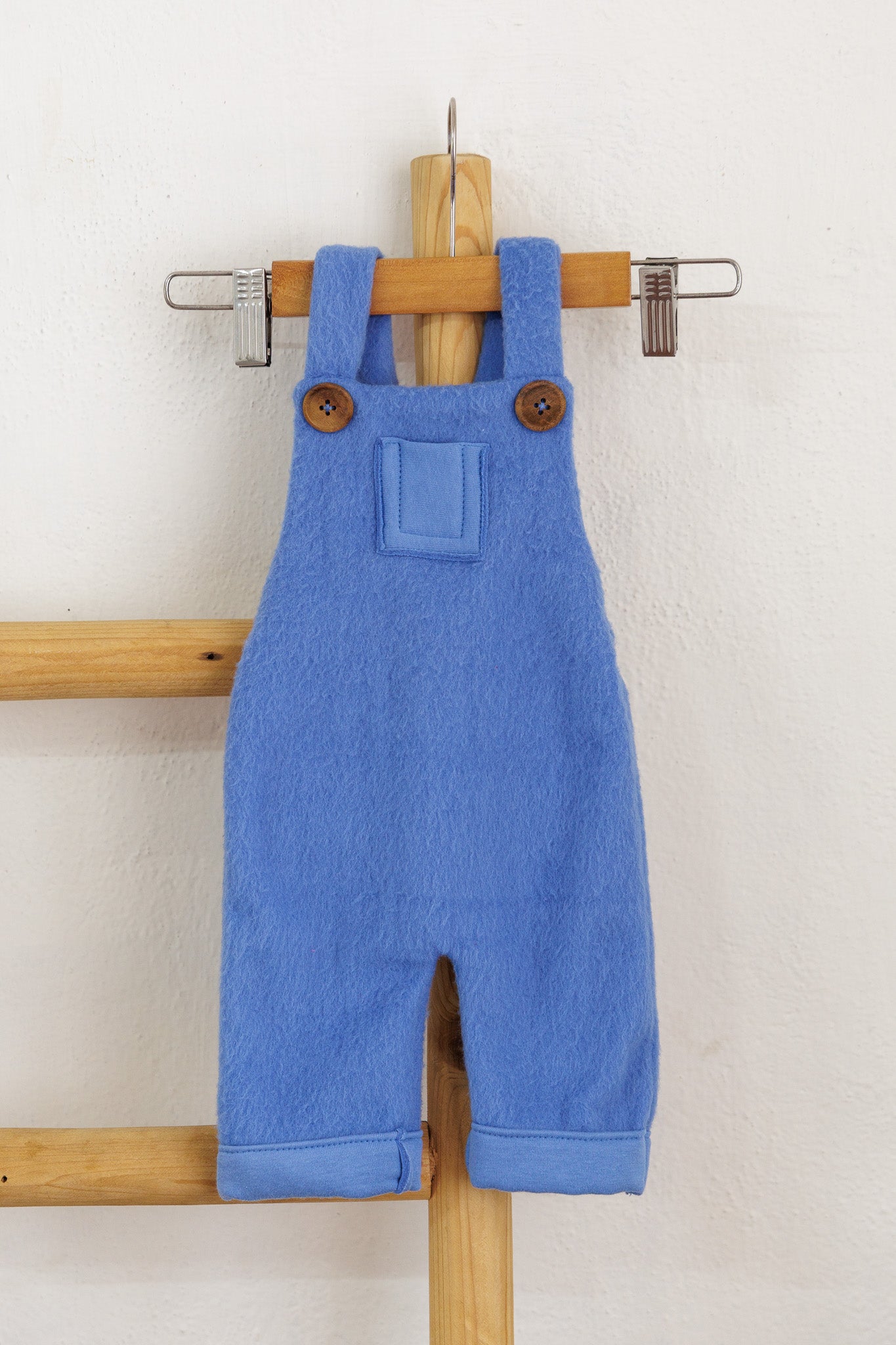 Fuzzy Romper - Blue