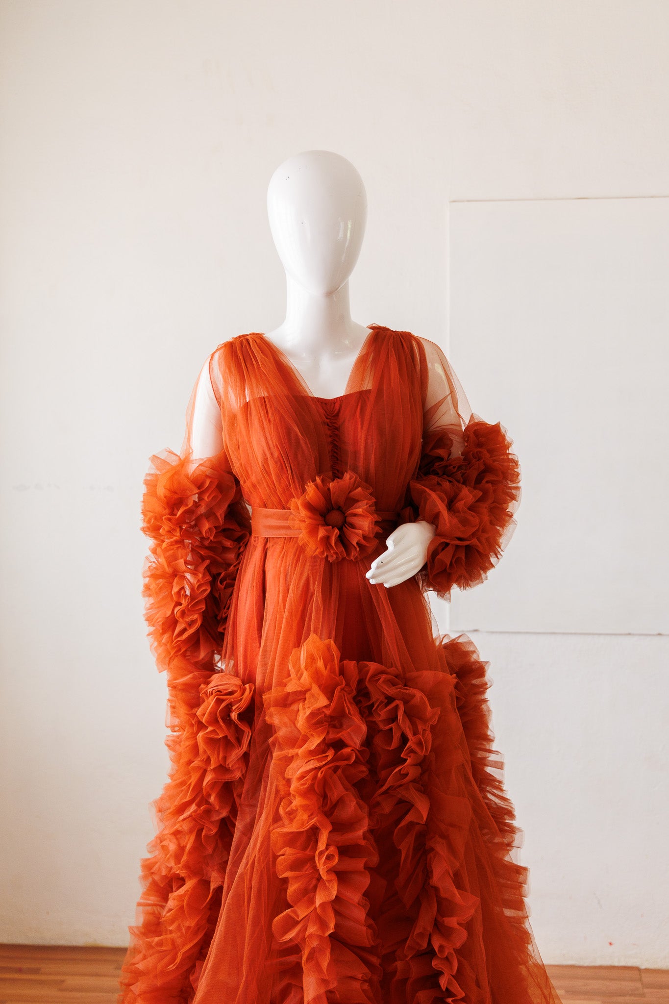Arianna gown - Rust