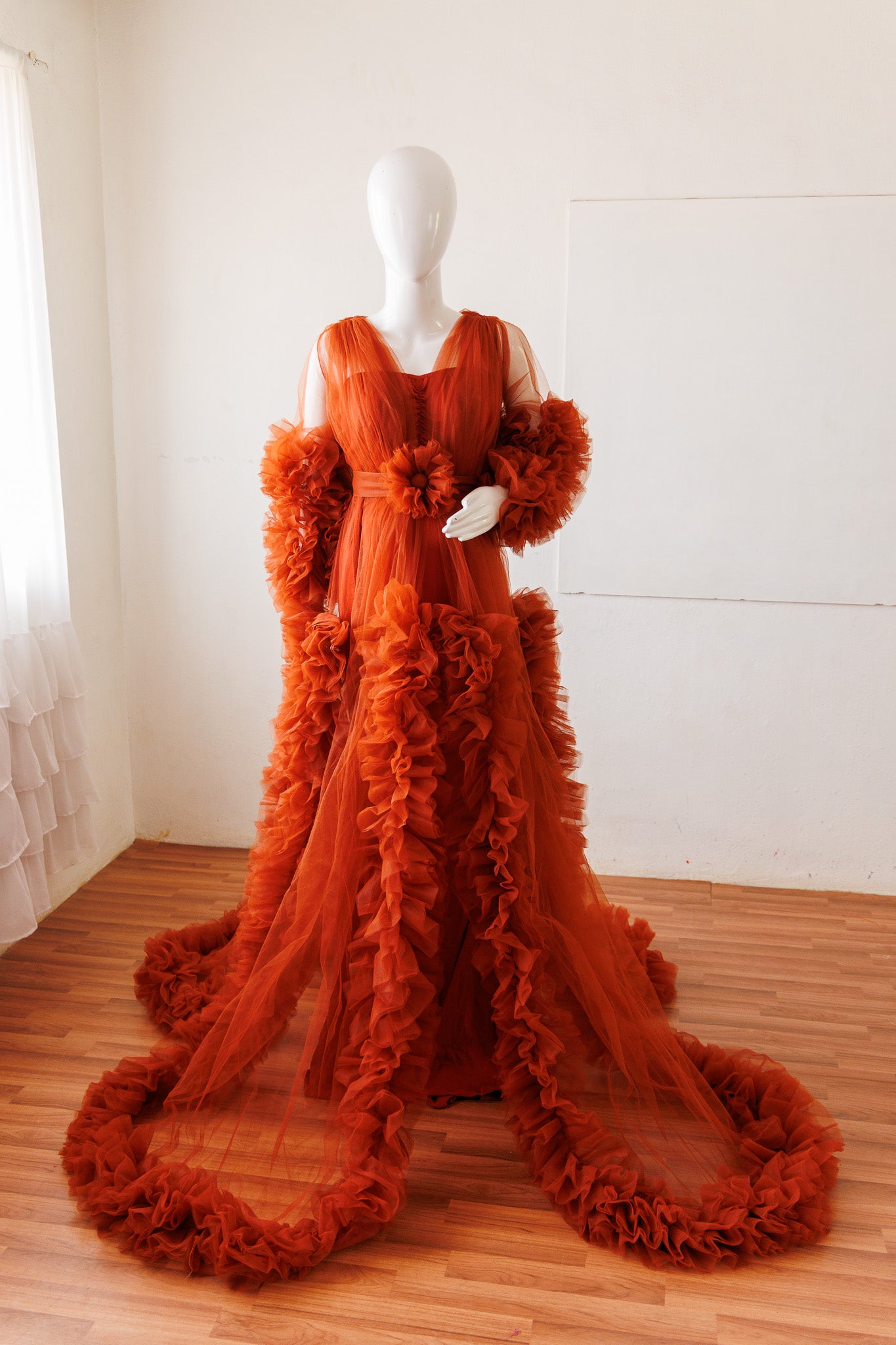 Arianna gown - Rust