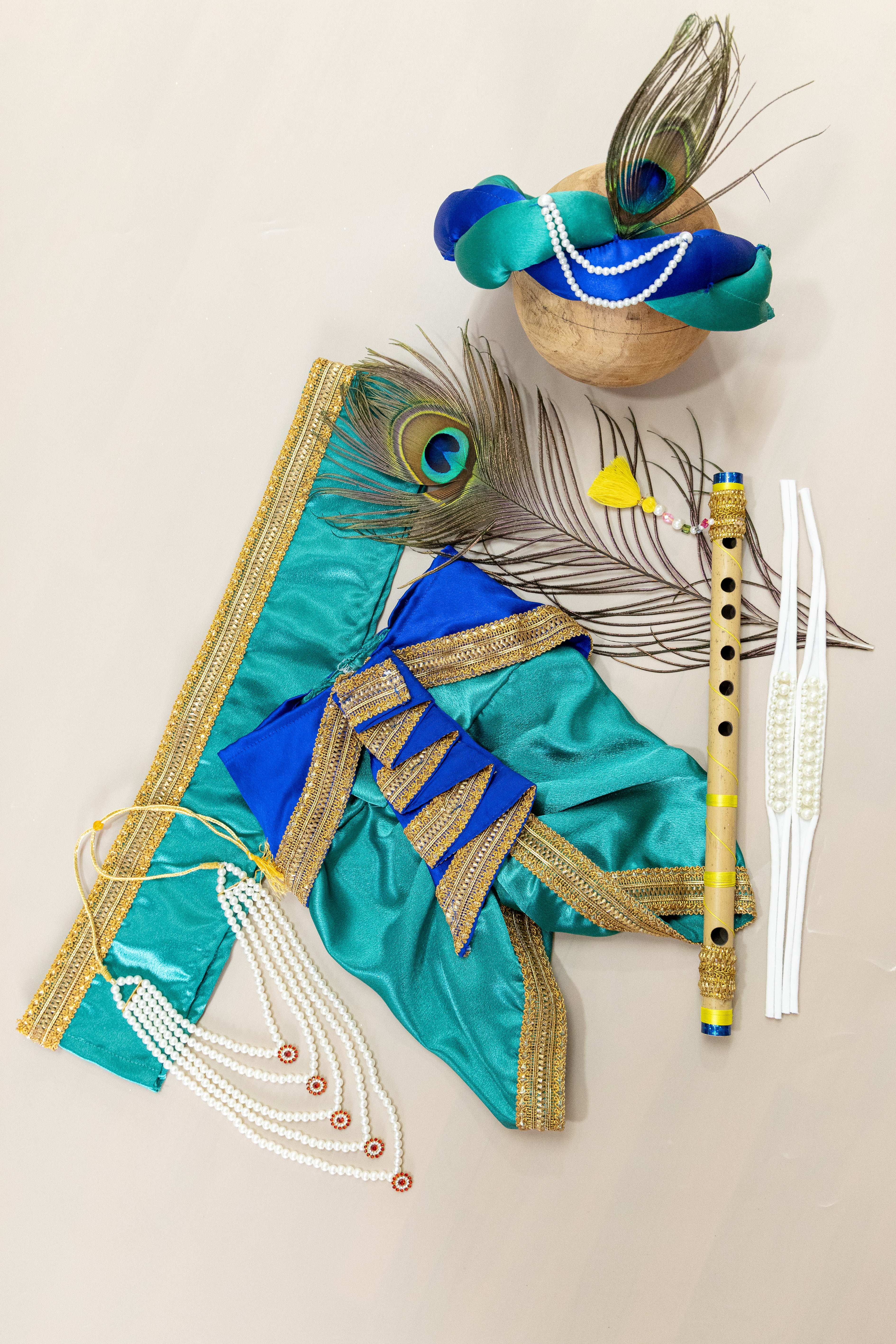 Krishna Outfit - Green