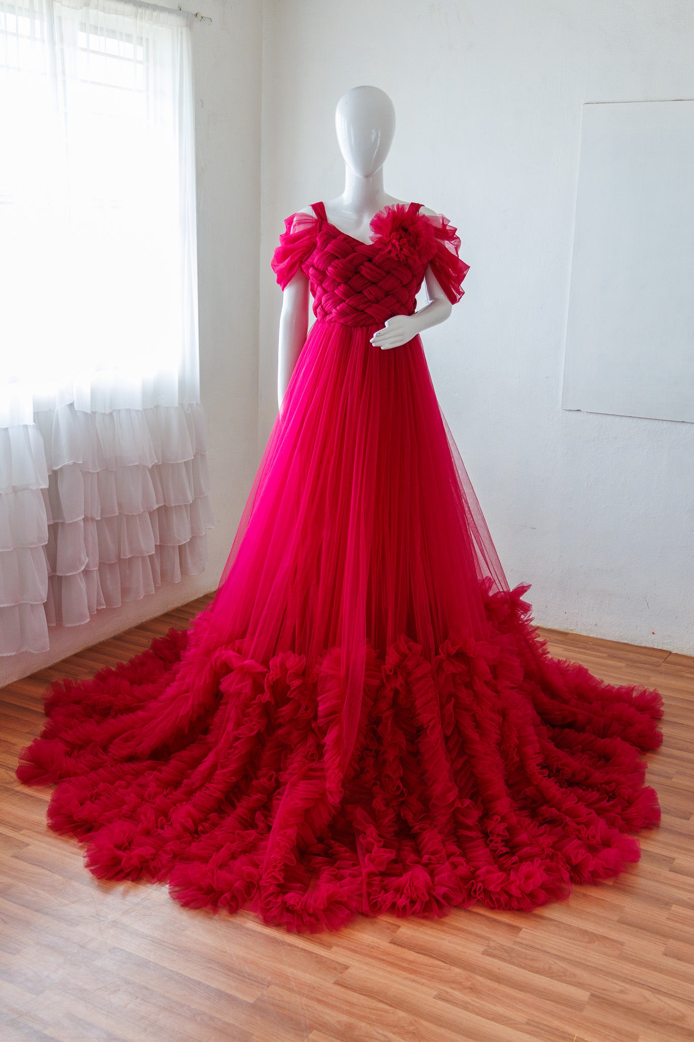 Sreesha Gown - Beetroot pink