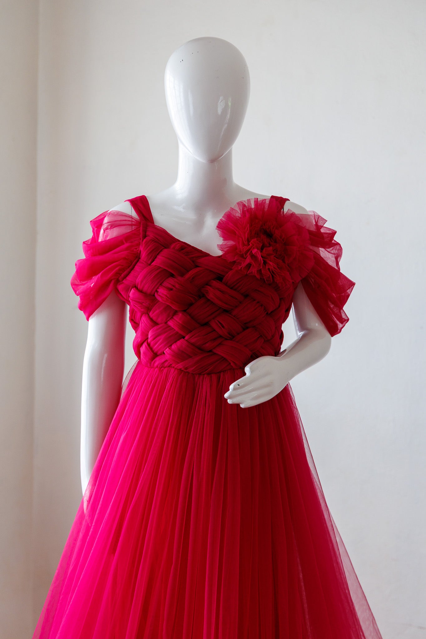 Sreesha Gown - Beetroot pink