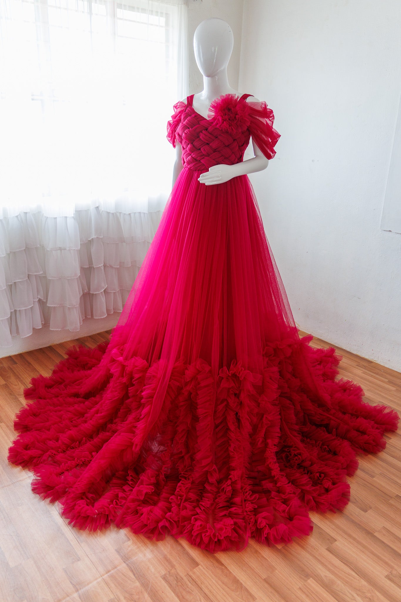 Sreesha Gown - Beetroot pink