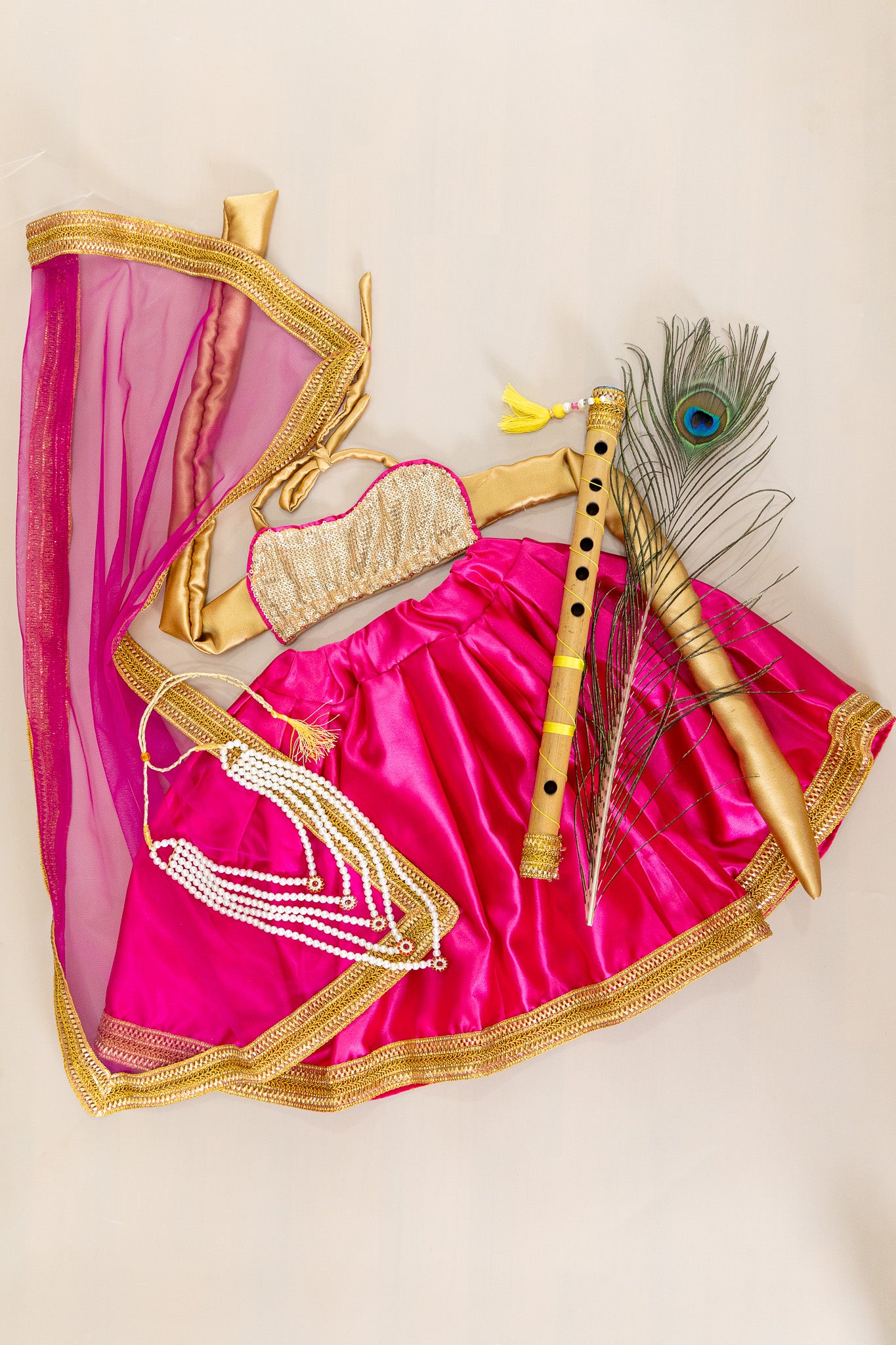 Radha Outfit - Pink