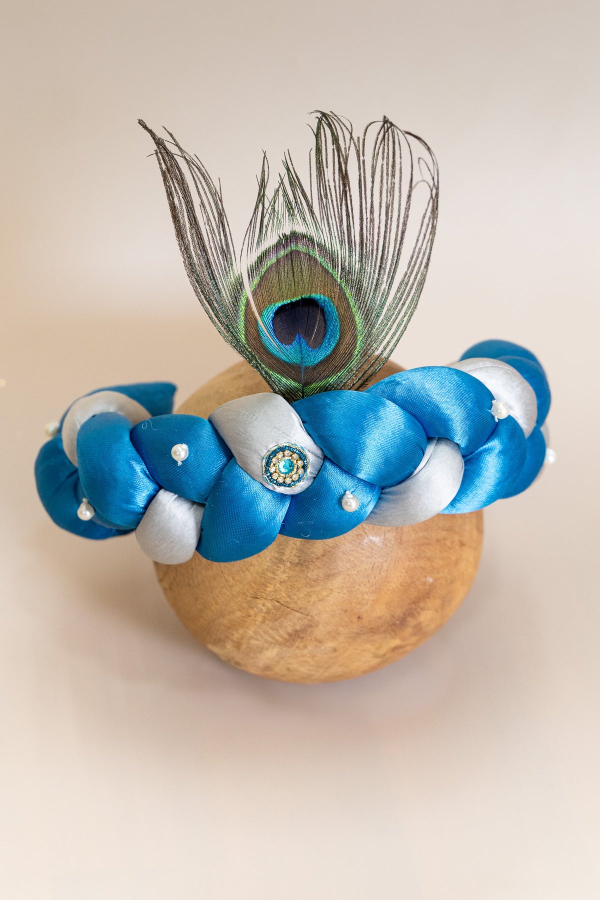 Blue Krishna Turban