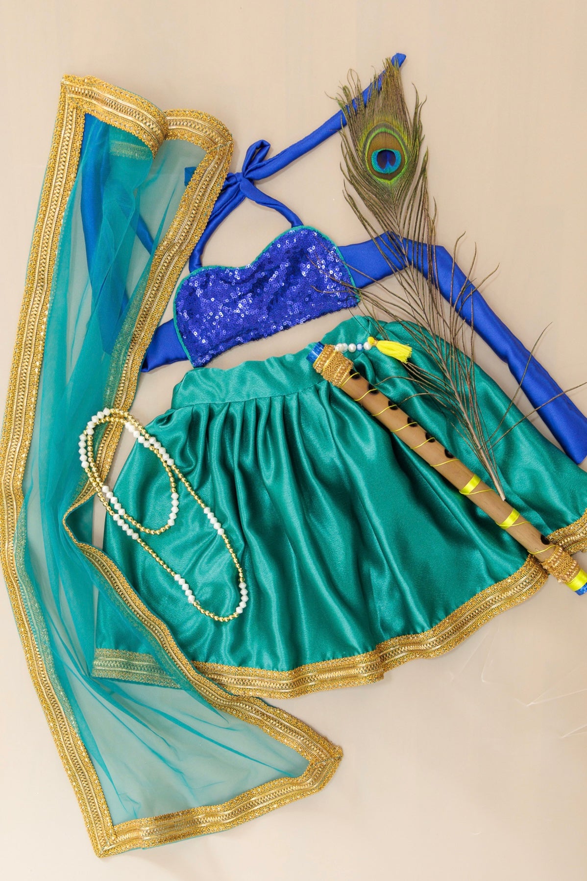 Radha Outfit - Green