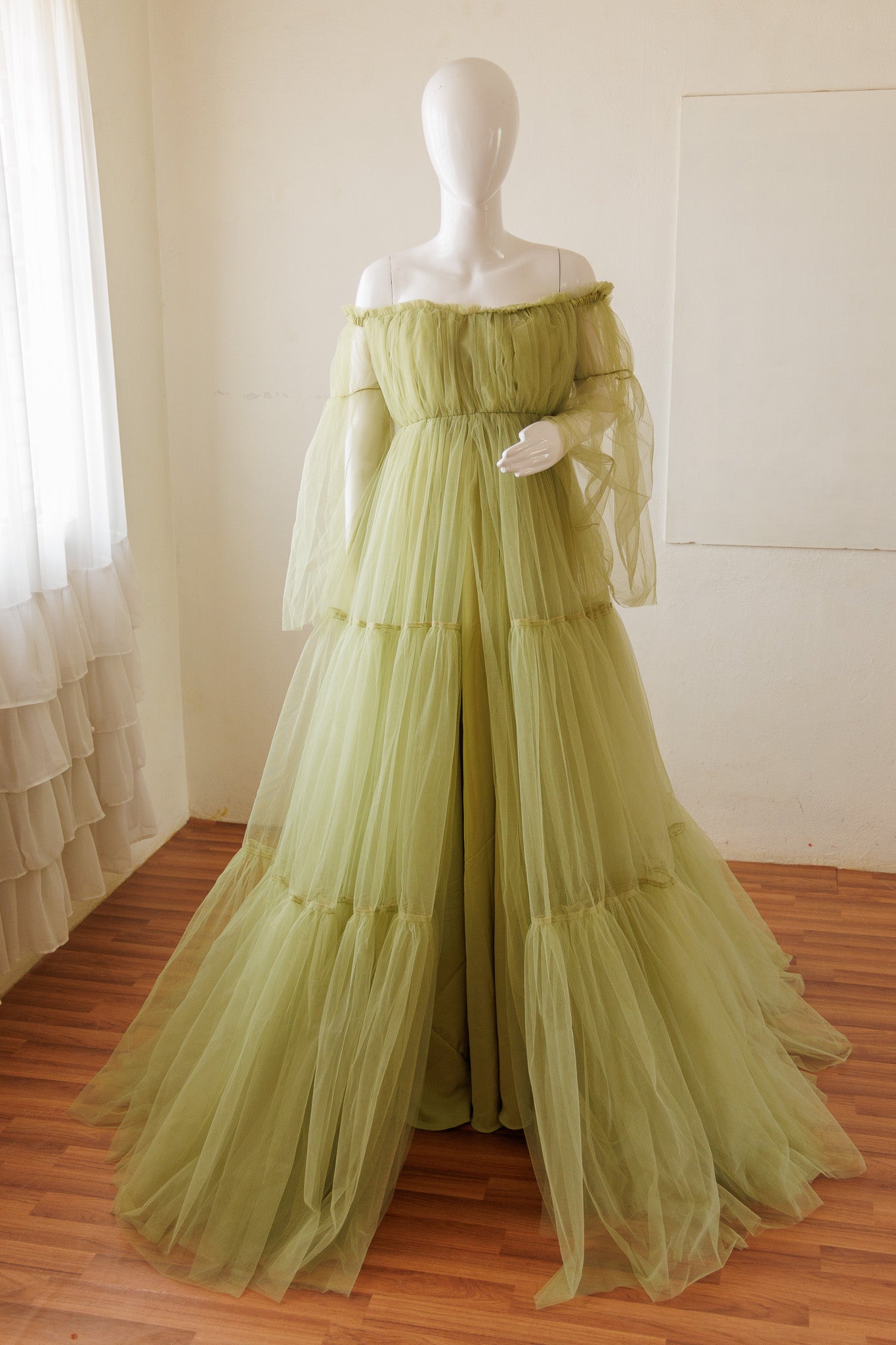 Treeza gown - Dusty green