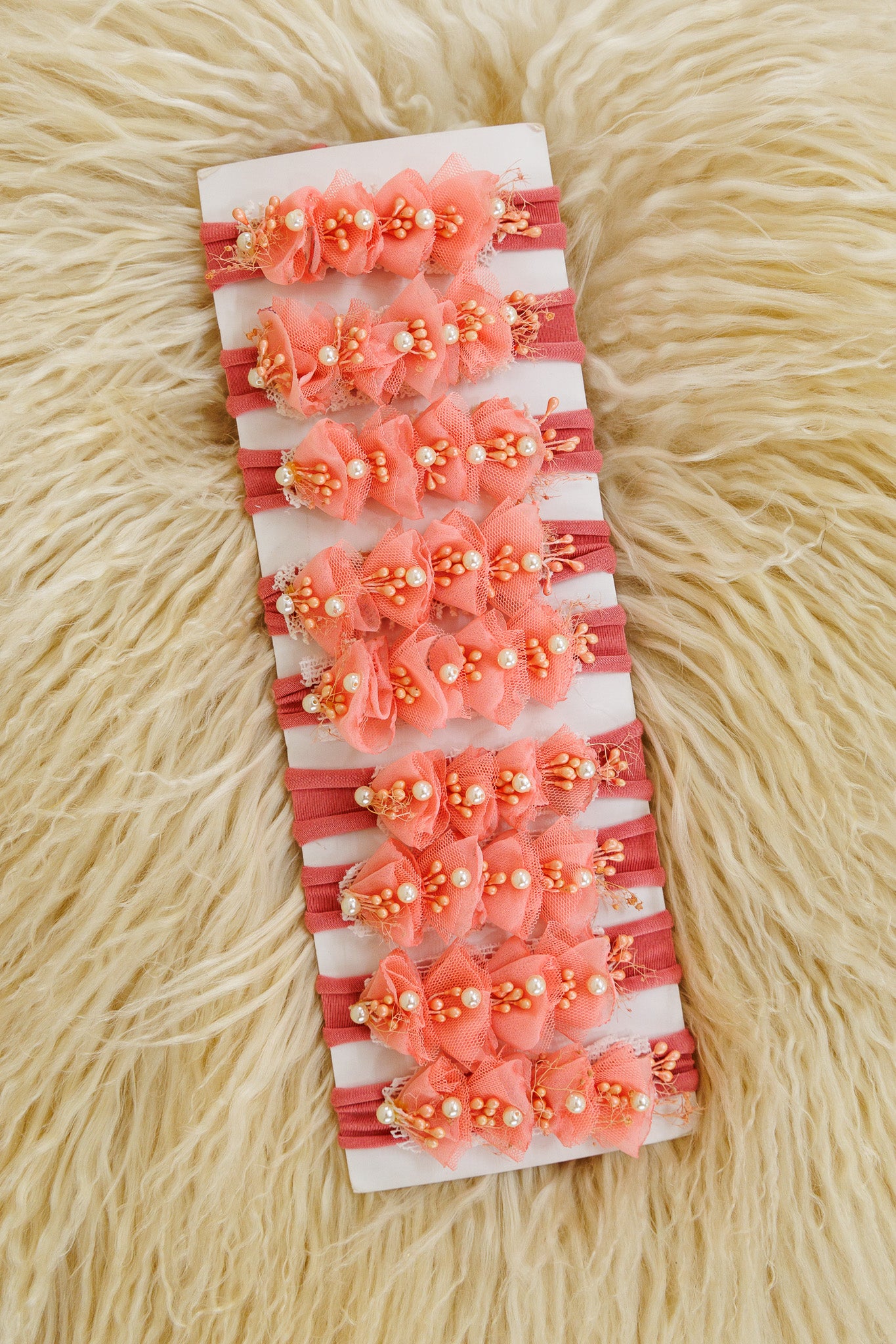 Pretty Headband - Peach