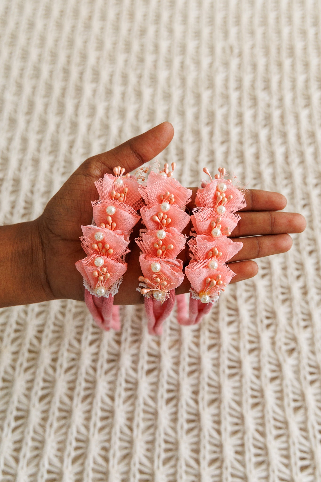 Pretty Headband - Peach