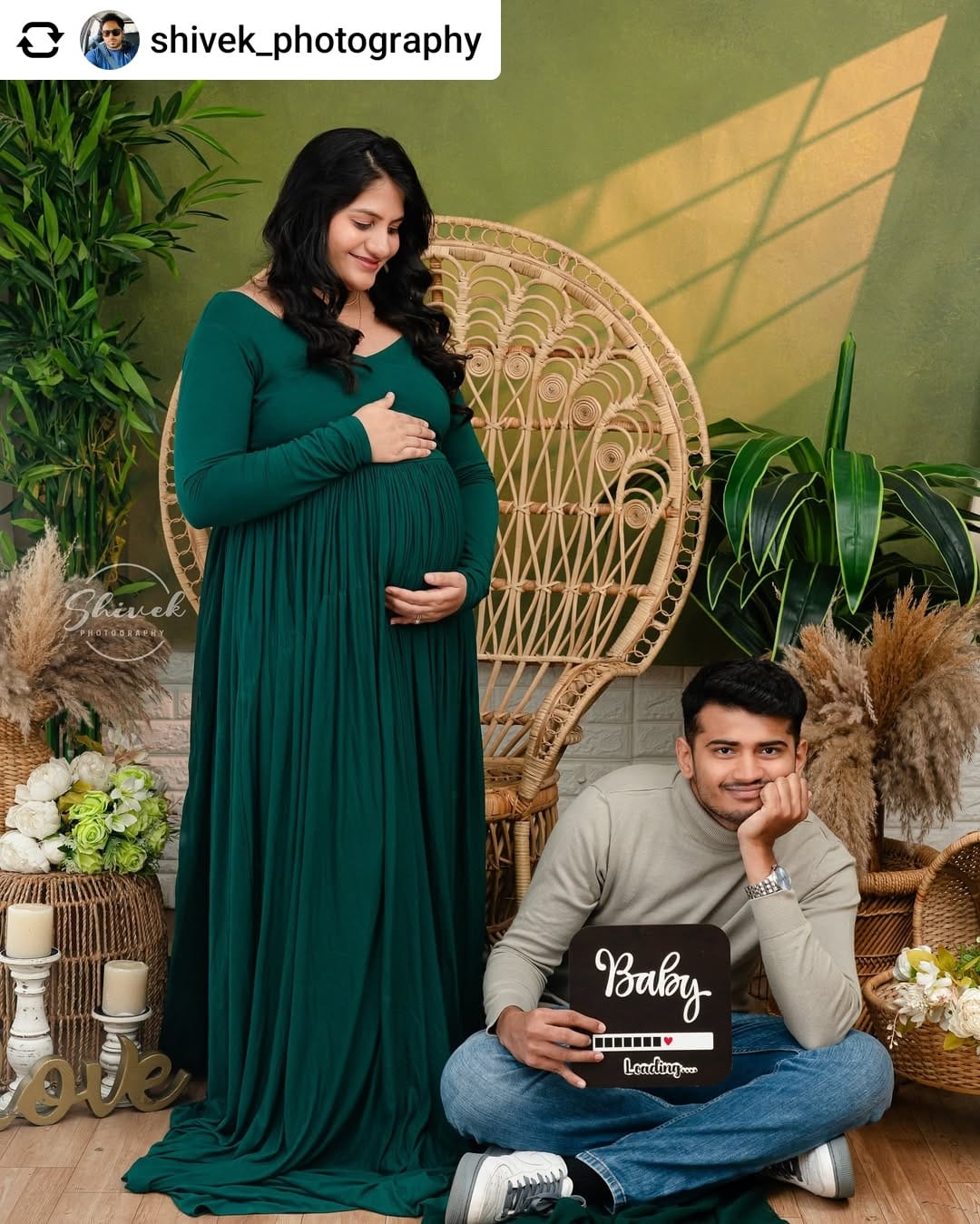 Aurelia Gown- Bottle green
