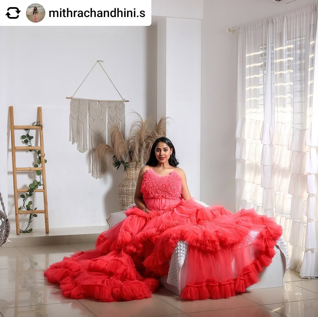 Linsha gown - Magenta Pink