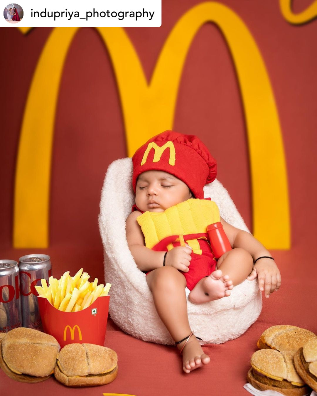 MC Donalds Outfit 0-3m (H024)