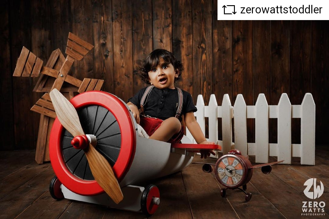 Foldable Wooden Fence -Cream