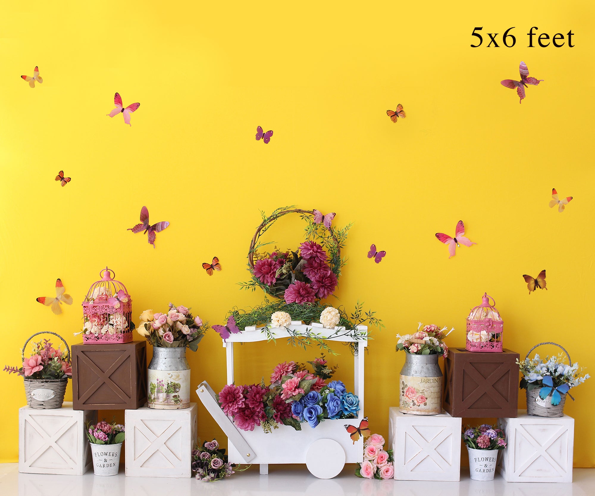 RTS Butterfly Garden 5x6 Ft - Fabric