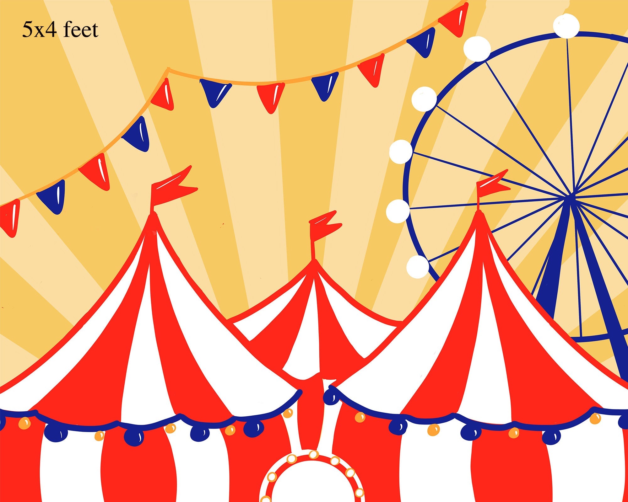 Carnival - 5x6 ft - Fabric