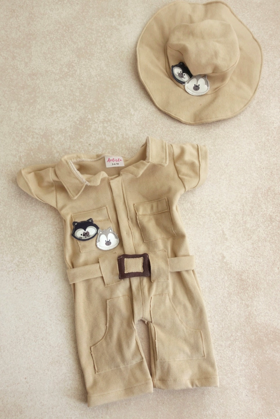 Zoo keeper outfit 3-6m (H017)