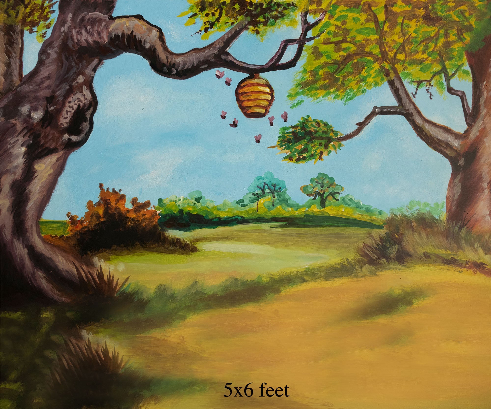 Hunny woods - 5x6 ft - Fabric