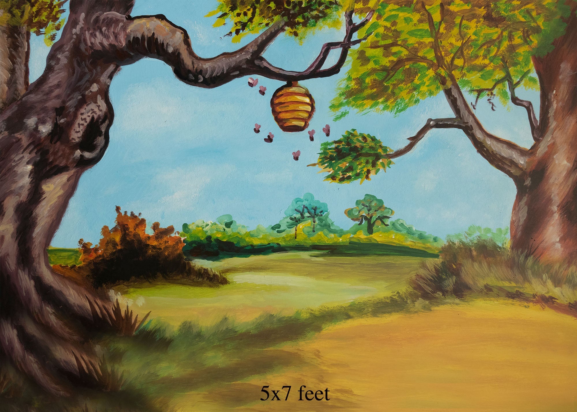 Hunny woods 5x8 Ft - Fabric