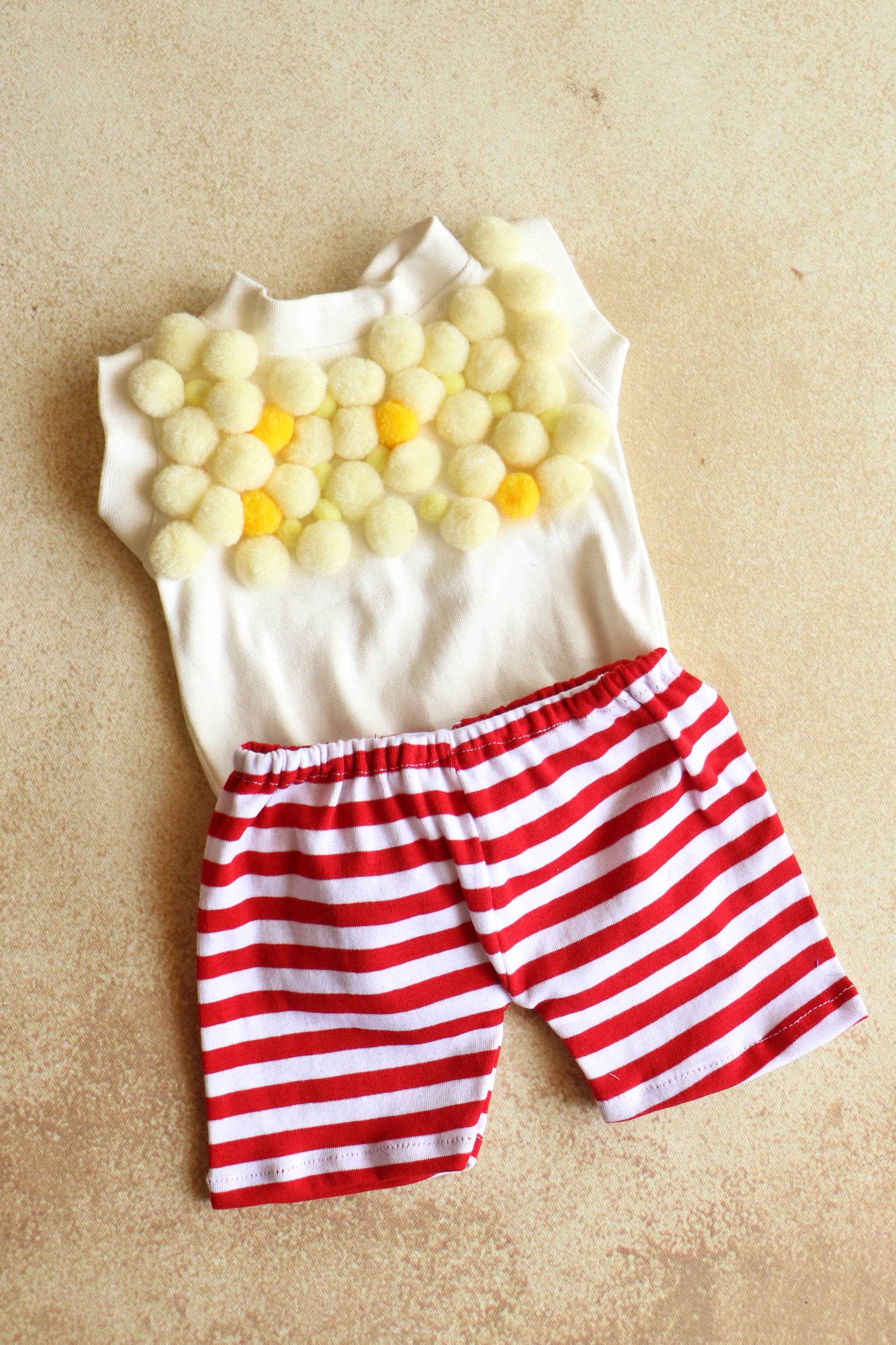 Popcorn outfit - boy  3-6m (H016)