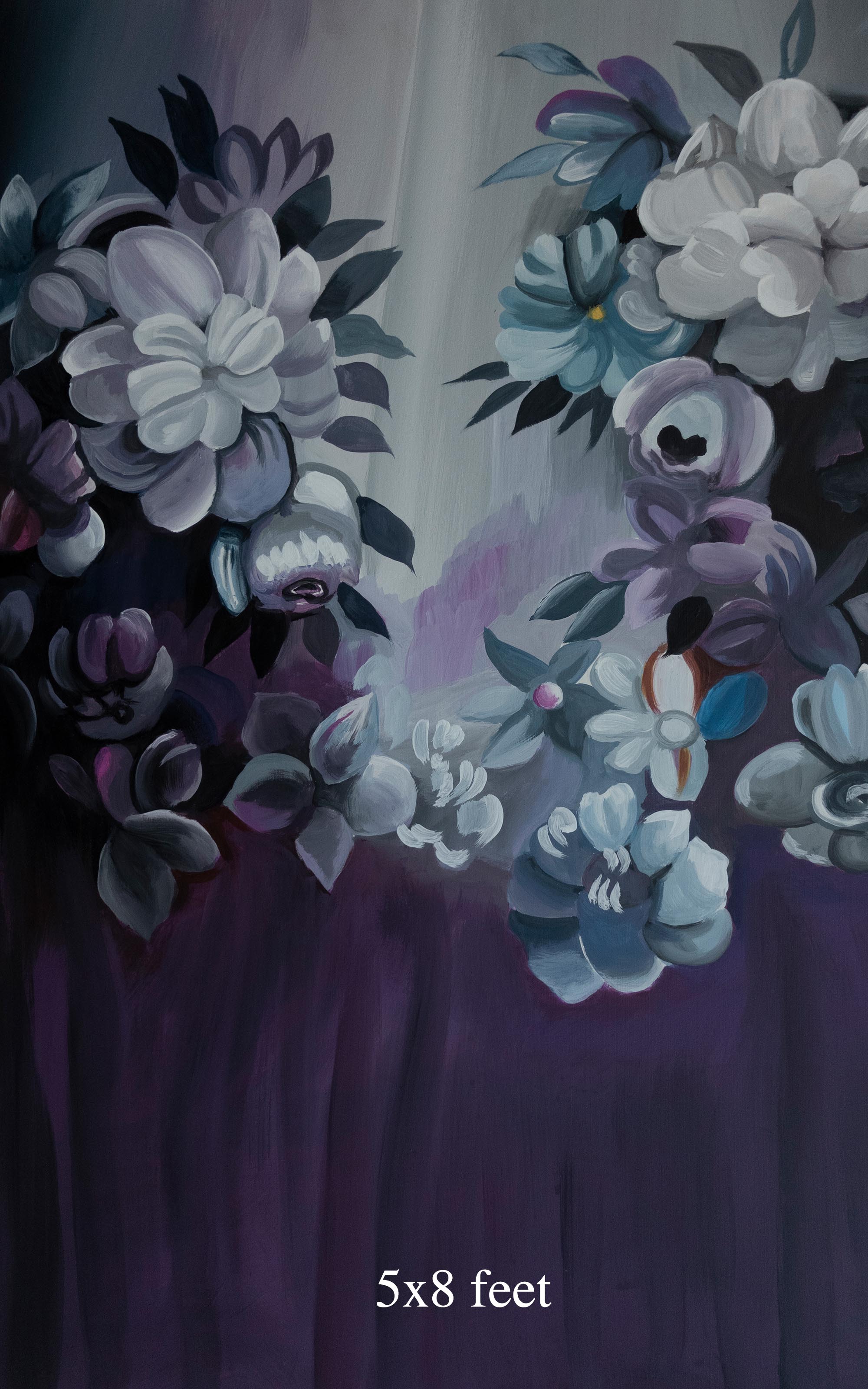 Night Blooms 8x12 Ft - Fabric