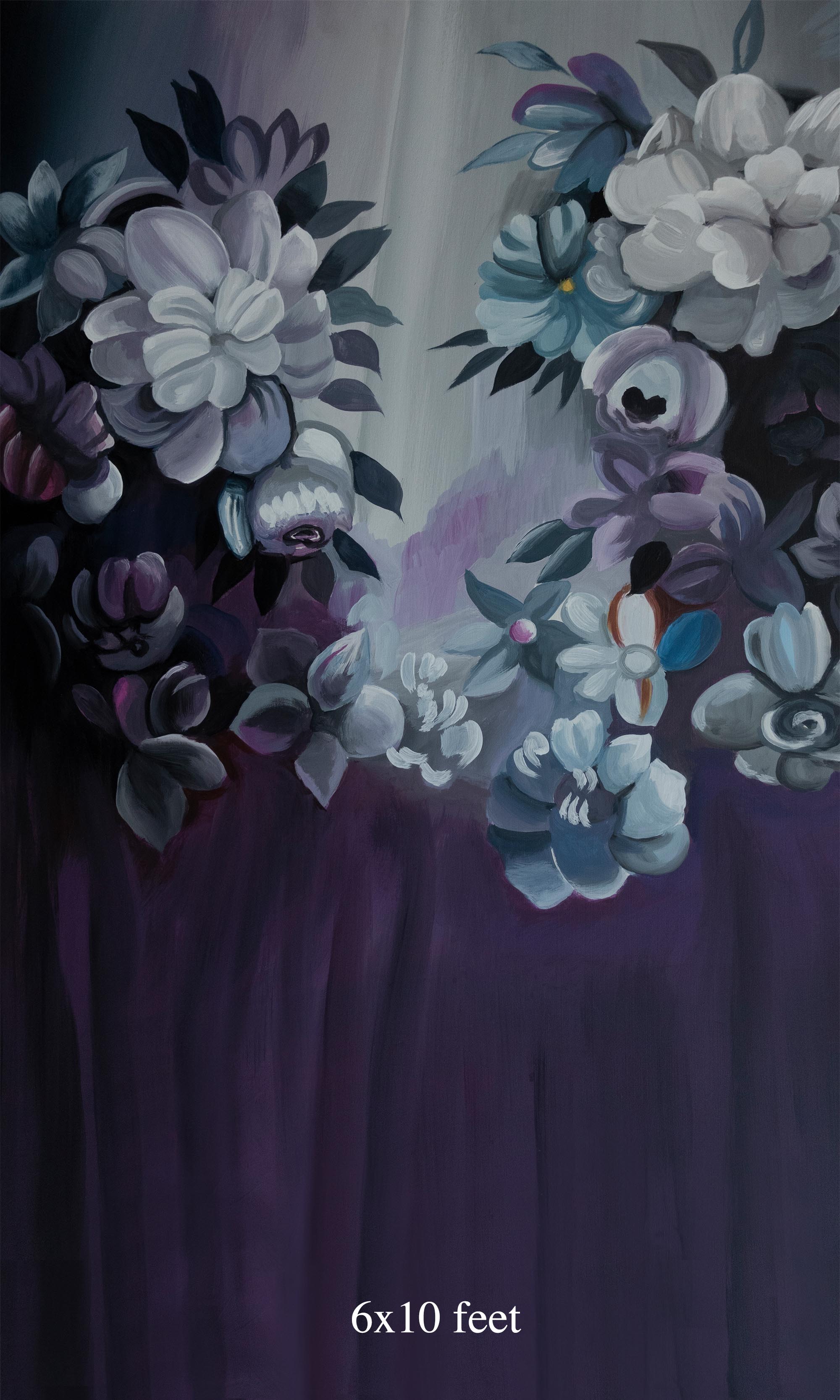 Night Blooms 8x12 Ft - Fabric