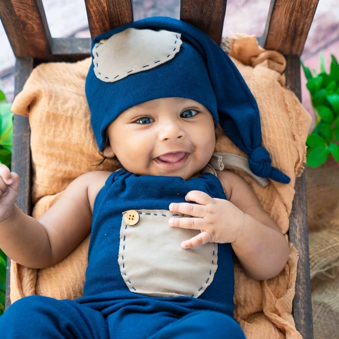 Noah Romper Blue 9-12m (H020)