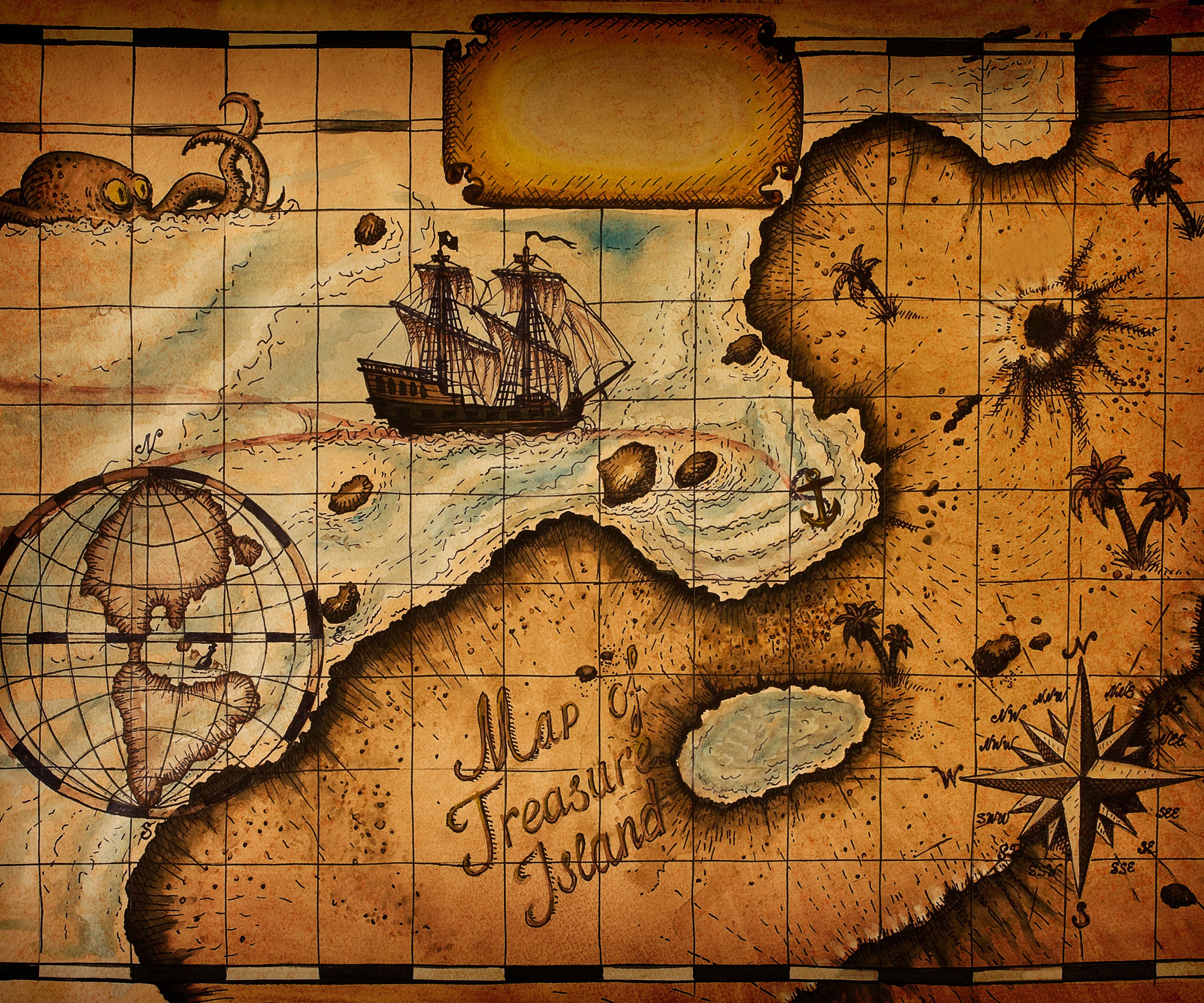 RTS Treasure Island 5X6FT - Fabric