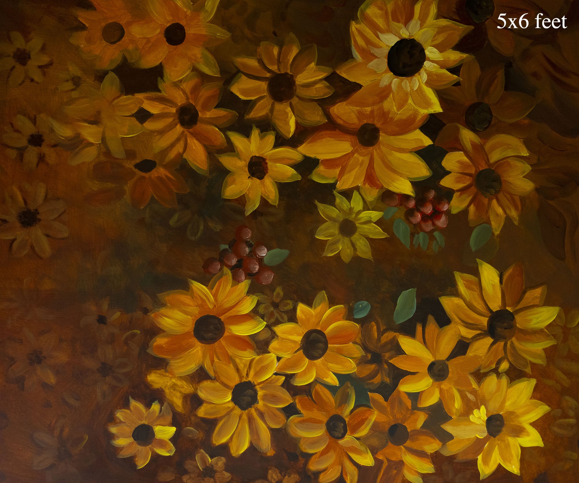 Sunflower Dream-5x6 ft- Fabric