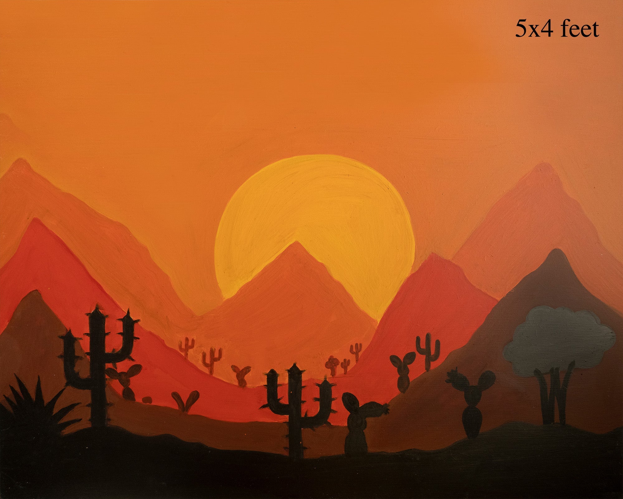 Wild West - 5x8 FT - Fabric