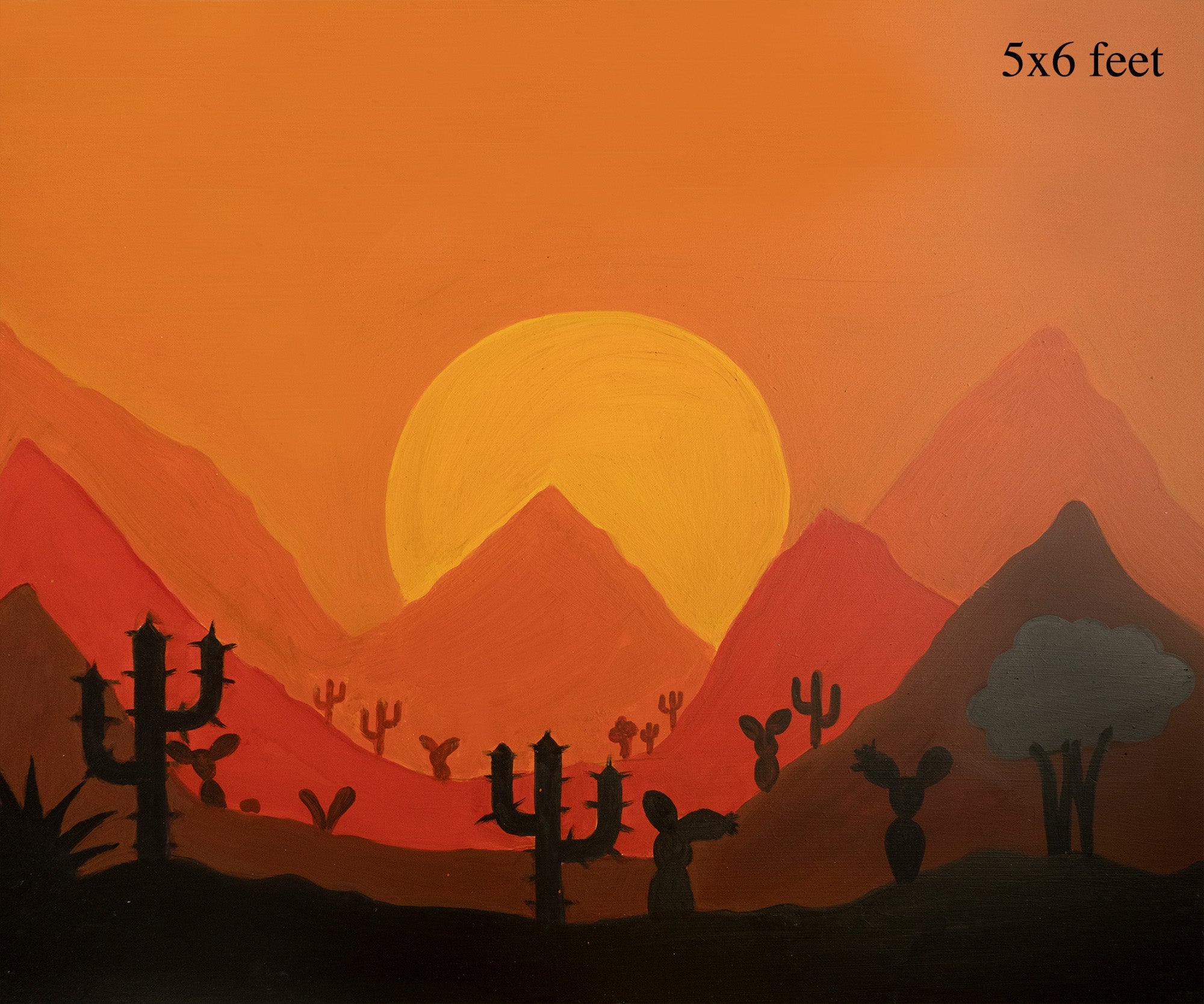 Wild West - 5x8 FT - Fabric