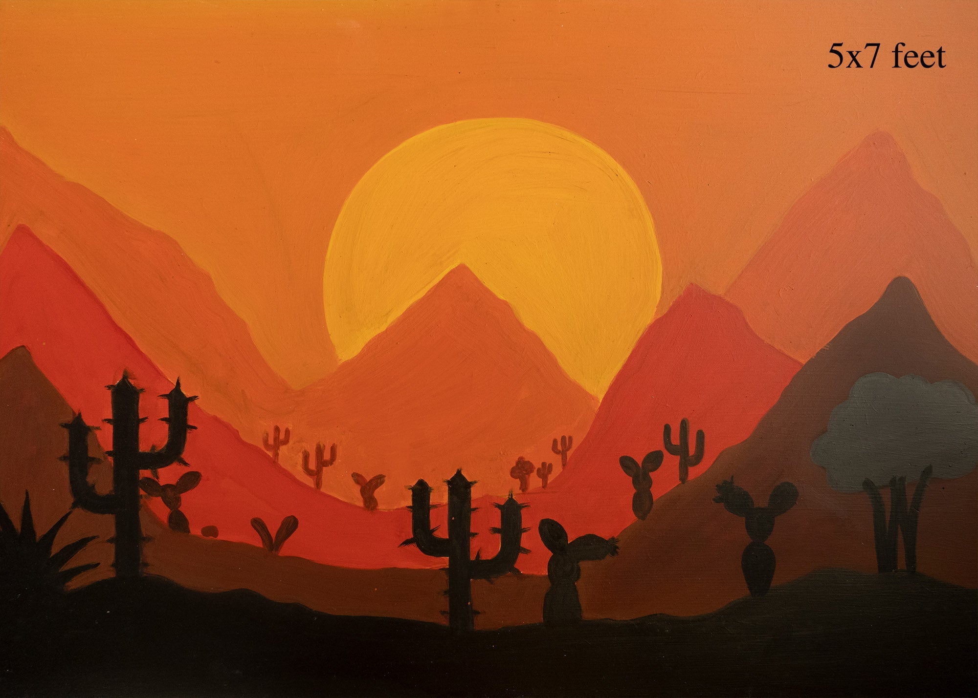 Wild West - 5x8 FT - Fabric