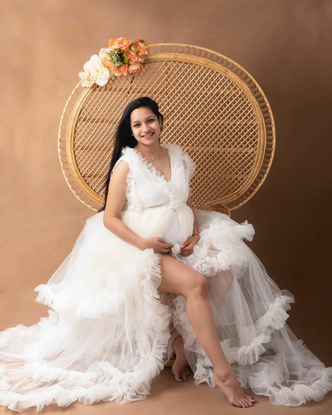 Erica gown - Cream