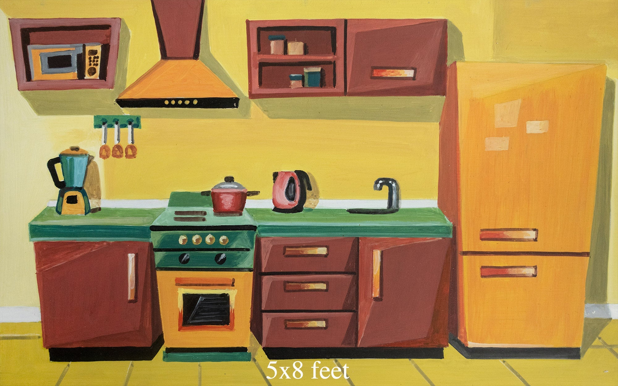 Chef's corner 5x8 FT - Fabric