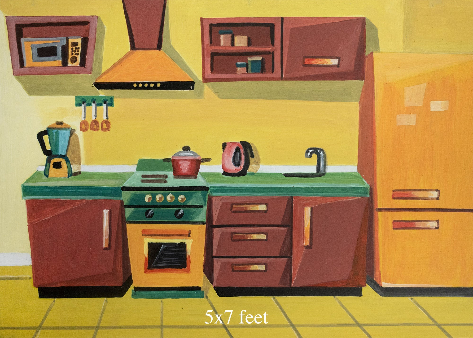 Chef's corner 5x8 FT - Fabric