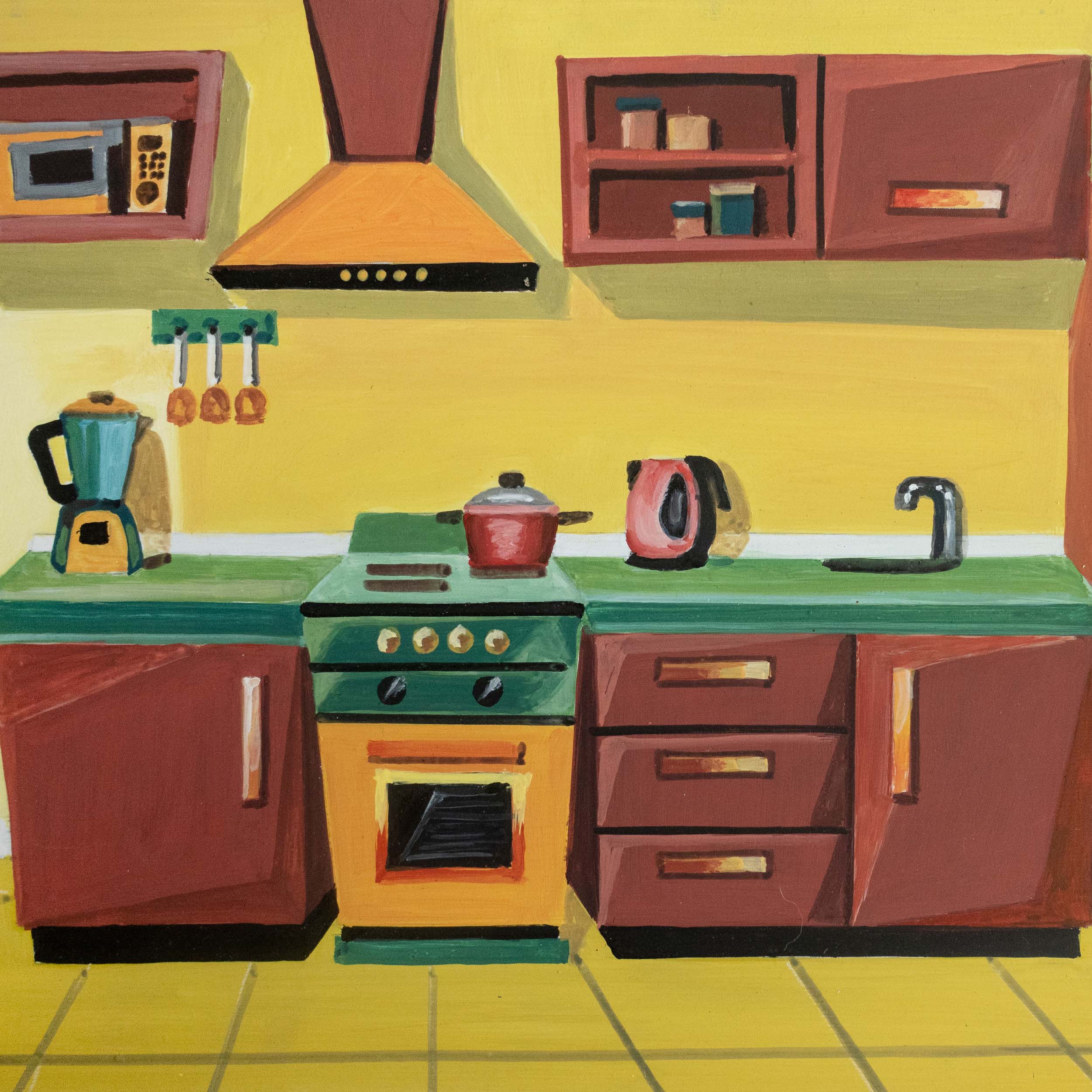Chef's corner 5x8 FT - Fabric