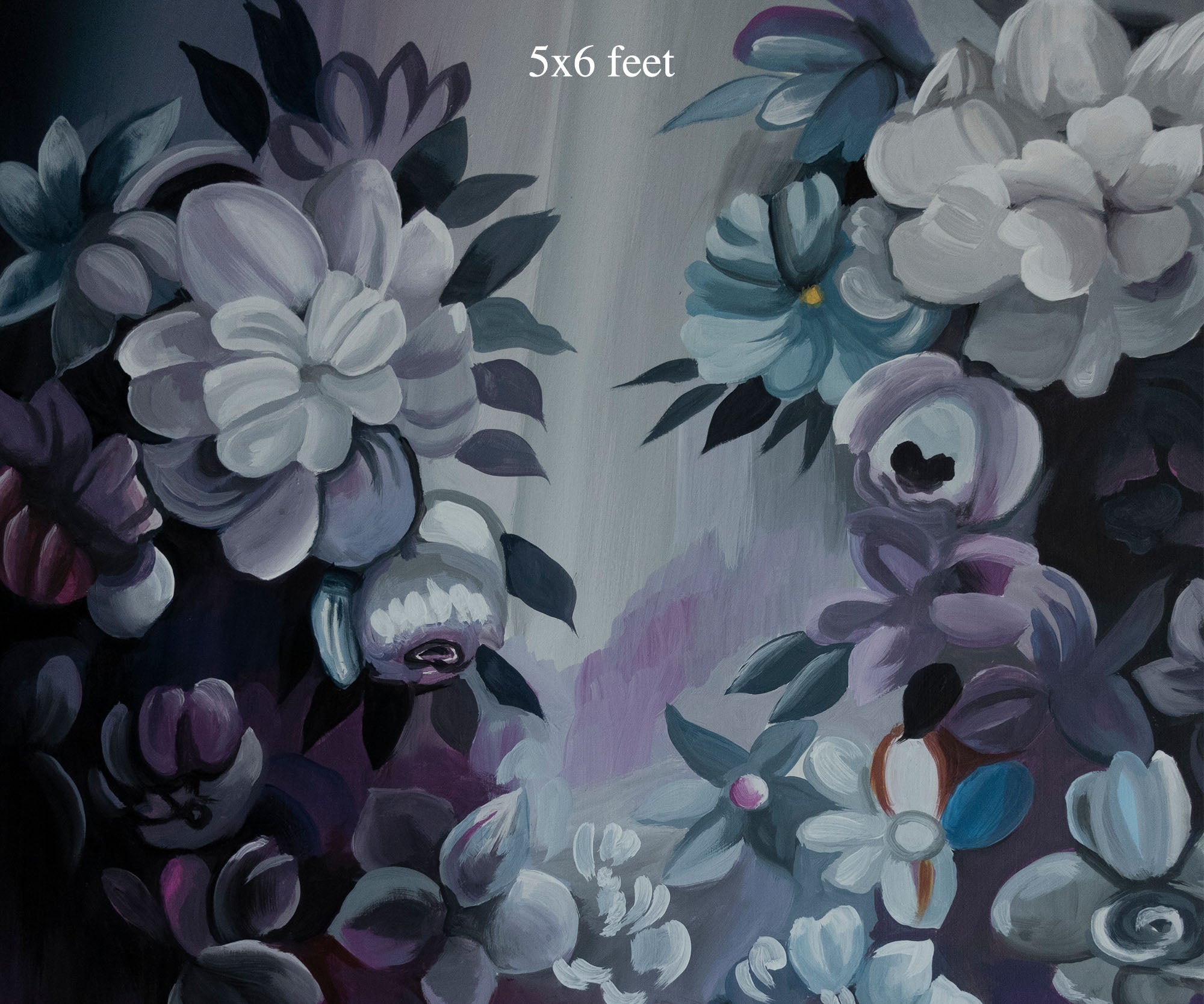 Night Blooms 8x12 Ft - Fabric