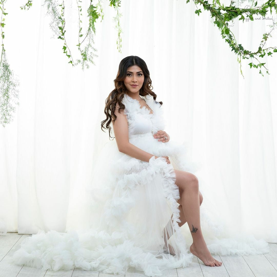 Erica gown - Cream