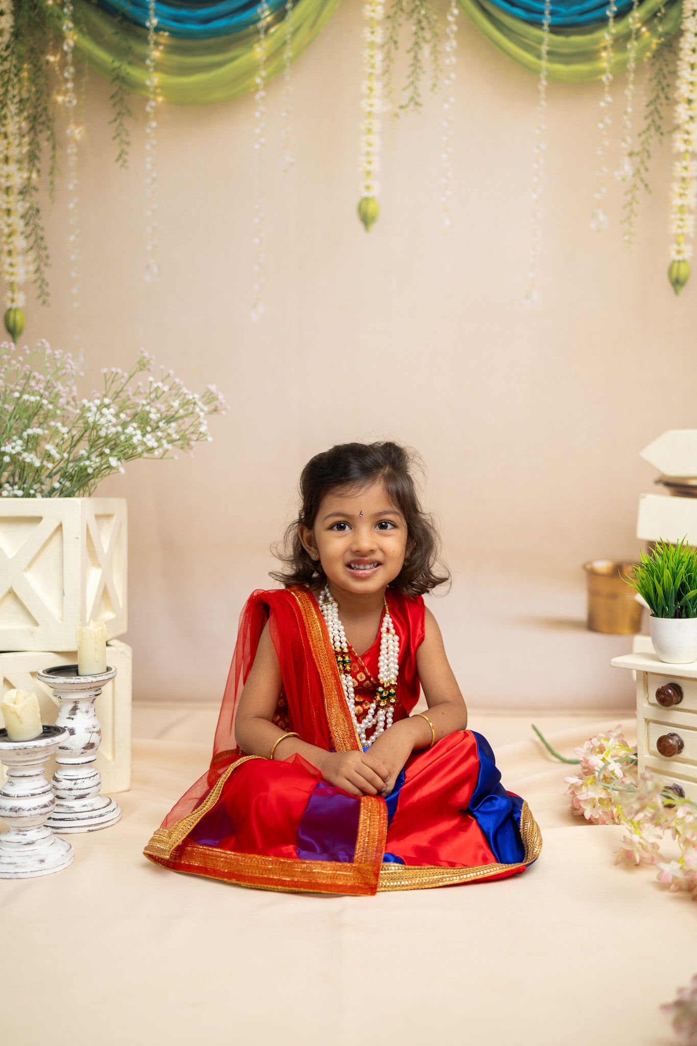 Radha Outfit - Red